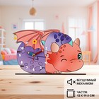 Часы настольные детские «Дракоша», кварцевые, бесшумные, плавный ход, от батарейки 1×АА - Фото 1