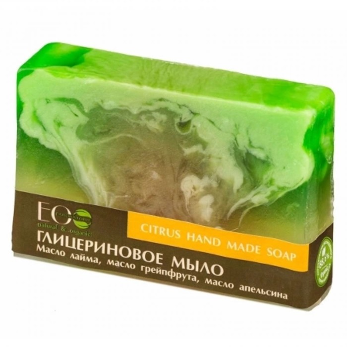 Мыло глицериновое Citrus soap, 130 гр - Фото 1