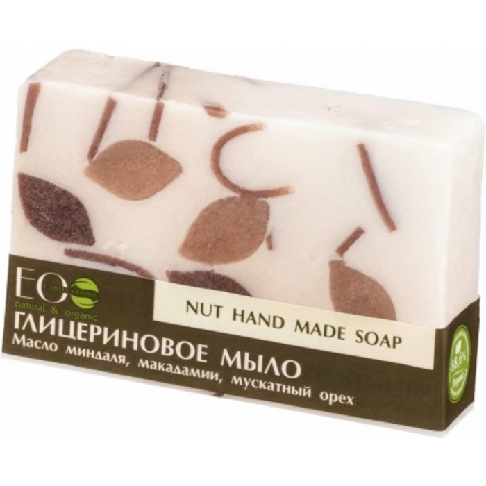Мыло глицериновое Nut soap, 130 гр - Фото 1