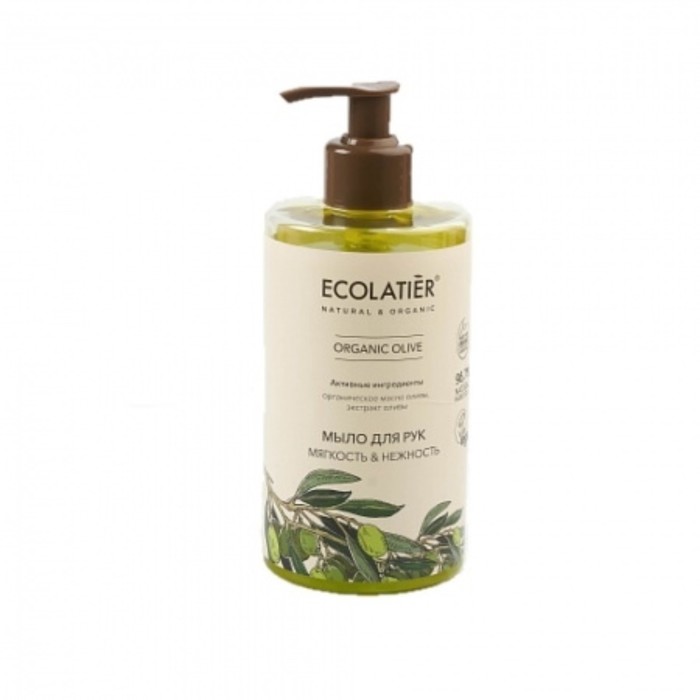 Мыло для рук Ecolatier Organic Olive «Мягкость & нежность», 460 мл - Фото 1