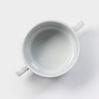 Чашка для бульона «Белая», штабелируемая, 360 мл, фарфор - Фото 3