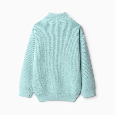 Джемпер для мальчика вязаный KAFTAN, бирюзовый, размер 32 (110-116 см)