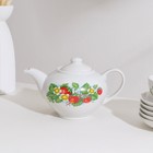 Сервиз чайный «Цветущая земляника», 14 предметов: чайник, сахарница, 6 чайных пар, фарфор - Фото 2