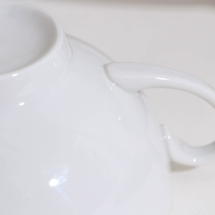 Сервиз чайный «Цветущая земляника», 14 предметов: чайник, сахарница, 6 чайных пар, фарфор - фото 1910800811