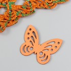 Декор "Бабочки" микс  5,5х4,5  см набор 6 шт фоам глиттер - фото 22951956