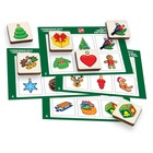 Лото «Новогоднее» 36 деревянных фишек + 6 карточек + мешочек - фото 8798295