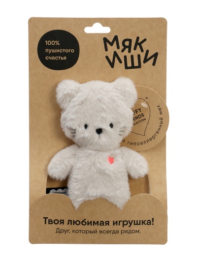 Мягкая игрушка «Кошечка Саманта», Пушистики, 17.5 см
