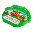 Пианино «С новым годом!», звук, свет, цвета МИКС, в пакете - фото 26531995