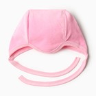 Чепчик детский, цвет розовый, б/р (0-12 мес) - фото 11392911