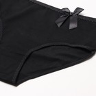 Трусы женские, цвет чёрный, размер 48-50 - фото 23005642