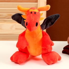 Мягкая игрушка «Дракон», 22 см, цвет оранжевый
