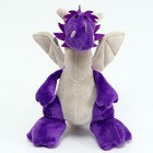 Мягкая игрушка «Дракон», 22 см, цвет фиолетовый - Фото 4