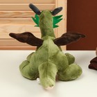 Мягкая игрушка «Дракон», 20 см, цвет зелёный - Фото 3