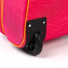 Чемодан малый Кошка Мэри 32*23*42 см, отд на молнии, н/карман, розовый - фото 23041093