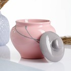 Горшок для запекания "Русский" 0,85л / 14х14см, зефир - фото 22942605