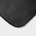 Коврик придверный влаговпитывающий Доляна, без окантовки, 40×60 см, цвет коричневый - фото 7579548