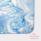 Коврик для ванной Доляна «Небесный», 40×60 см, цвет голубой - фото 7579581