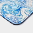 Коврик для ванной Доляна «Небесный», 40×60 см, цвет голубой - фото 7579583