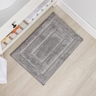 Коврик для дома SAVANNA «Мягкость», 40×60 см, цвет серый - фото 7579592