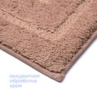 Коврик SAVANNA «Мягкость», 40×60 см, цвет розовый - Фото 4
