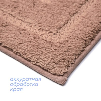Коврик SAVANNA «Мягкость», 40×60 см, розовый