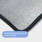 Коврик SAVANNA «Элайза», 40×60 см, цвет серый - фото 7579618