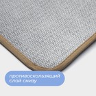 Коврик для дома SAVANNA «Элайза», 40×60 см, цвет бежевый - Фото 5