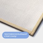 Коврик для дома SAVANNA «Мягкость», 50×80 см, цвет бежевый - Фото 5