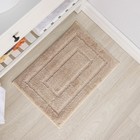 Коврик для дома SAVANNA «Мягкость», 50×80 см, цвет бежевый - Фото 6