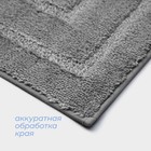 Коврик для дома SAVANNA «Мягкость», 50×80 см, серый - Фото 4