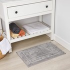 Коврик для дома SAVANNA «Мягкость», 50×80 см, серый - Фото 2