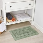 Коврик SAVANNA «Мягкость», 40×60 см, зелёный - Фото 2