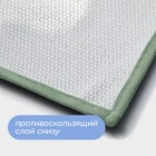 Коврик SAVANNA «Мягкость», 50×80 см, зелёный - Фото 5
