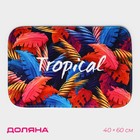 Коврик для ванной и туалета Доляна Tropical, 40×60 см - Фото 1