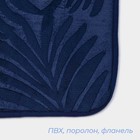 Коврик для ванной SAVANNA «Патриция», 40×60 см, цвет синий - Фото 2