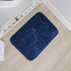 Коврик для ванной и туалета SAVANNA «Патриция», 40×60 см, цвет синий - Фото 6