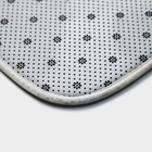 Коврик для ванной и туалета «Доляна. Малахит», 43×120 см, зелёный - Фото 5