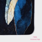 Коврик для ванной Доляна «Кит», 40×60 см, цвет синий - Фото 2