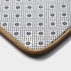 Коврики для ванной и туалета Доляна Lightning, 2 шт., 40×50 см, 50×80 см, бежевые - Фото 5