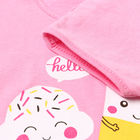 Футболка детская, цвет розовый/мороженка, рост 80 см - фото 27194620