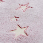 Плед светящийся Фри дом «Звезды», 150х200см,розовый, аэрософт 190гм, полиэстер - Фото 4
