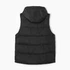 Жилет женский утеплённый, чёрный, размер 54 - Фото 4