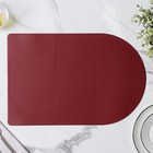 Салфетка кухонная "Тэм" 45х30 см, цвет винный - Фото 3