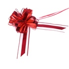 Подарочный Бант - шар №6.5, красный, для упаковки подарков - Фото 2