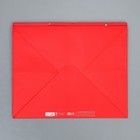 Пакет подарочный с широким дном «Подарок от Деда Мороза», 35 х 29 х 28 см, Новый год - фото 23078908