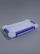 Органайзер для хранения мелочей, с подвесом, 15 ячеек, 23×12×3.5 см, прозрачный, синий - Фото 2