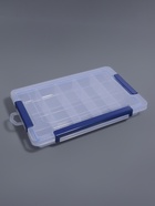 Органайзер для хранения мелочей, с подвесом, 15 ячеек, 27×17×4.3 см, прозрачный, синий - Фото 2