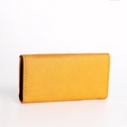 Кошелёк женский на кнопке, 18.5×2.5×9 см, жёлтый - Фото 4