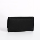 Кошелёк женский на кнопке, чёрный - фото 57984791
