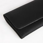 Кошелёк женский на кнопке, чёрный - фото 57984792